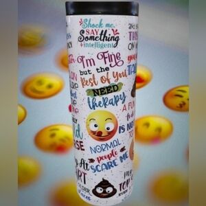 Sarcastic Sassy Funny Quotes 20oz Tumbler with duo lids 🎉sale
